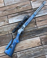Form Rifle Stocks Marlin Lever Action Adjustable Buttstock - Pistol Grip Style - Blue/Black Laminate - 3 of 7