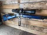 Form Rifle Stocks Marlin Lever Action Adjustable Buttstock - Straight Grip Style - Blue/Black Laminate - 5 of 5
