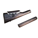 Form Rifle Stocks Marlin Lever Action Adjustable Buttstock + Forend Set - Straight Grip Style - Ebony Classic Laminate - 1 of 5