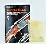 Browning Continental Rifle Superposed Combo 20GA & 30-06 SPRG 1980 MFG Excellent Condition Used- 135 - 15 of 15