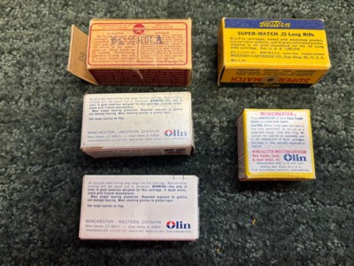 Five Boxes Vintage Ammo Full Boxes - Image 2 of 6