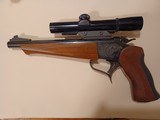 Thompson Contender .in 375 JDJ, 3 interchangeable barrels, 2 scopes andreloading dies - 1 of 4