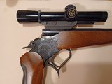 Thompson Contender .in 375 JDJ, 3 interchangeable barrels, 2 scopes andreloading dies - 4 of 4
