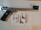 22 long rifle Cal.
Chrome Ruger
Semi-Automatic pistol, Bomar sights - 1 of 4