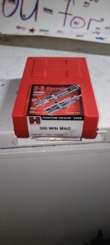 Hornady reloading die set and 150 pc of brass 300 Win-mag