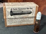 Winchester .41 Swiss Smokeless Rim Fire Cartridges - 2 of 7