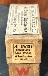 Winchester .41 Swiss Smokeless Rim Fire Cartridges - 5 of 7