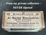 Winchester .41 Swiss Smokeless Rim Fire Cartridges - 7 of 7