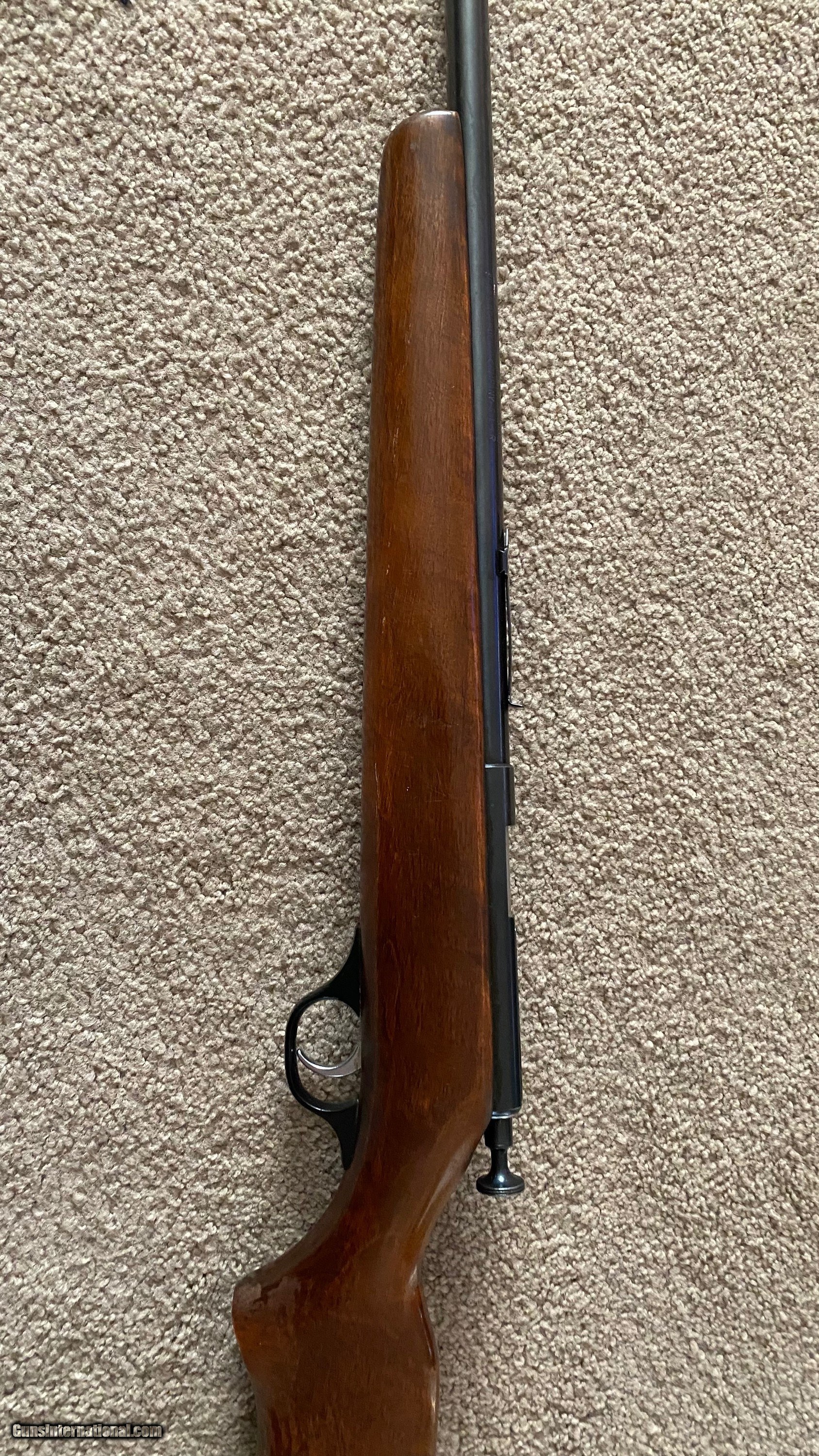 J.C. Higgins .22 single shot rifle