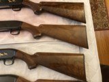 Set of six (two each 20ga, 28ga & .410) matching Winchester Gr V & Gr I M12 & M42 (mfg. by Miroku for Browning) - 5 of 10