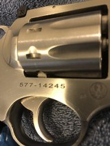 Ruger - SP 101 - .22 LR Caliber - 4" barrel - Stainless - Excellent Cond. - Green Fiber Optic Sight - Short Barrel - 3 of 15