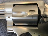 Ruger GP 100 - .357 Magnum - Stainless - 3 inch barrel - perfect conceal/carry - Excellent Condition - Soft Rubber with Wood Inset Handle - 7 of 15
