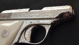 COLLECTIBLE FULLY ENGRAVED “RINO RIGARMI BRESCIA 1957” .22 LONG SEMI AUTO PISTOL - 6 of 11