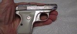 COLLECTIBLE FULLY ENGRAVED “RINO RIGARMI BRESCIA 1957” .22 LONG SEMI AUTO PISTOL - 9 of 11