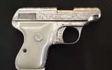 COLLECTIBLE FULLY ENGRAVED “RINO RIGARMI BRESCIA 1957” .22 LONG SEMI AUTO PISTOL - 2 of 11