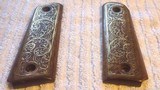 ARTISIAN HANDCRAFTED 1911 BRASS INLAY WALNUT GRIPS - 6 of 10