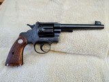 COLT OFFICERS TARGET MODEL 38 SPECIAL, 6” HEAVY BARREL, w/ COLT 