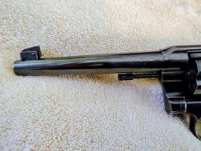 COLT OFFICERS TARGET MODEL 38 SPECIAL, 6” HEAVY BARREL, w/ COLT 
