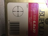 Leupold veri x 3, 6.5 x 20 target scope - 1 of 5