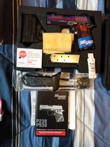 Sig sauer p238 rainbow titanium 380acp - 3 of 15