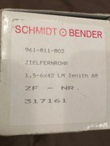 SCHMIDT BENDER ZENITH 1,5-6X42MM
A8 Reticle - 5 of 8