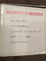 SCHMIDT BENDER ZENITH 1,5-6X42MMA8 Reticle - 5 of 8