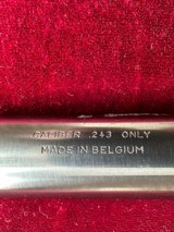 Mauser ~ Browning Safari Early Model Pencil Barrel .243 Winchester - 2 of 8