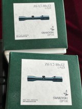 Swarovski Optik Z6 1.7-10X42 L Plex Reticle ~ Rifle Scopes (2) Available Box , Papers - 3 of 3