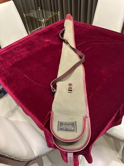 English/London Leather Canvas Adjustable Shotgun Slip