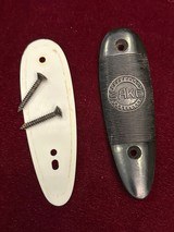 Early Factory Original SAKO Butt Plate With White Spacer & Screws - 3 of 4