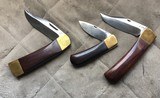 RALPH BONE "FOLDING HUNTER' CUSTOM KNIVES - 3 of 4