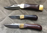 RALPH BONE "FOLDING HUNTER' CUSTOM KNIVES - 1 of 4