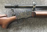 STEVENS "WALNUT HILL" 22 TARGET RIFLE with UNERTL SCOPE - 1 of 13