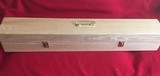UNERTLTWENTY (20) POWER TARGET SCOPE, MOUNTS (NEAR MINT) AND NEW OAK STORAGE BOX - 5 of 7