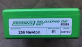 REDDING RELOADING DIE SET - 256 NEWTON CARTRIDGE - 1 of 3