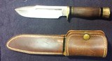 RALPH BONE CUSTOM KNIFE - SPEAR-POINT BOWIE - UNIQUE - ONE-OF-A-KIND - 2 of 2