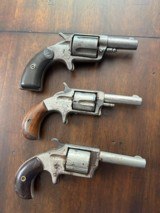 3 Antique Revolvers Colt, Hopkins & Allen FREE SHIPPING
