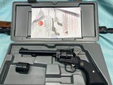 Ruger Single Six New Model Like new with Case .22LR and .22Mag Cylenders