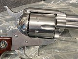 Ruger New Vaquero 45 Colt revolver Stainless Steel High Gloss Stainless - 2 of 14