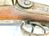 Antique 10 ga Belgium made percussion Shot gun **Free Shipping no CC Fees** Engraved with gold inlay - 19 of 25