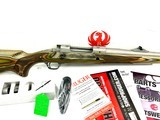 Ruger Guide M77 Hawkeye Stainless Green and Silver Laminate 338 Win Mag **New in Box** - 2 of 12