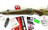 Ruger Guide M77 Hawkeye Stainless Green and Silver Laminate 338 Win Mag **New in Box** - 3 of 12