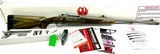 Ruger Guide M77 Hawkeye Stainless Green and Silver Laminate 338 Win Mag **New in Box**