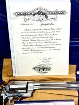 2005 NIB 5 ea Hand Engraved 1 of 50 S&W 500's Full Set all 5 may be the only complete set available. Authenticity letters, Display box's - 12 of 23