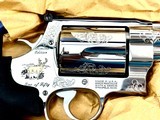 NIB - 5 guns - Hand Engraved 1 of 50 S&W 500's - MFG 2005 - Full Set all 5 may be the only complete set available. Authenticity letters, Display b - 3 of 23