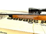 Must see Savage 270Win 114 U (Ultimate) New Unfired with New Bushnell Elite 3200 3-9x44 Scope in Box *Discontinued* Old inventory - 4 of 12