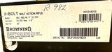 Browning X-bolt Medalion 22-250 Beautifull Riflel New in Box - 8 of 12