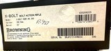 280 Rem Browning X-Bolt Hunter *New In Box* Mint - 10 of 10