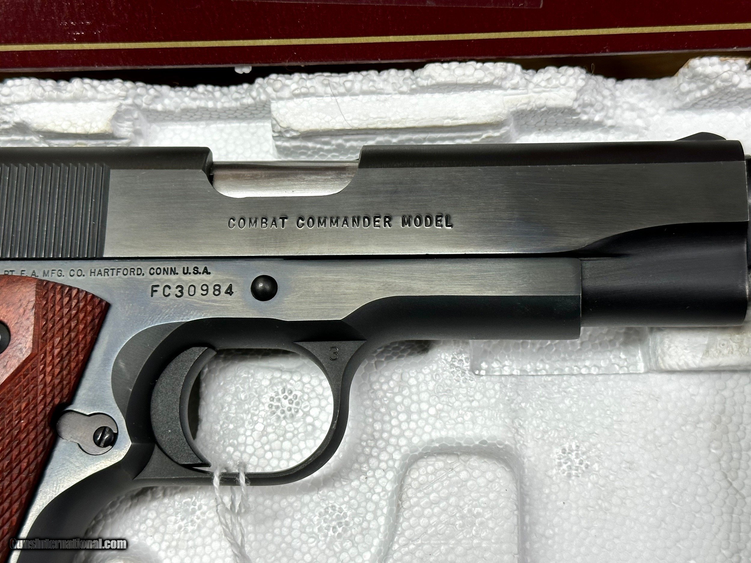 Must See Colt .38 Super Combat Commander * Mfg 1990