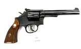 Smith & Wesson Model 17 (No Dash) K22 4 screw manufactured. 1960 Early 